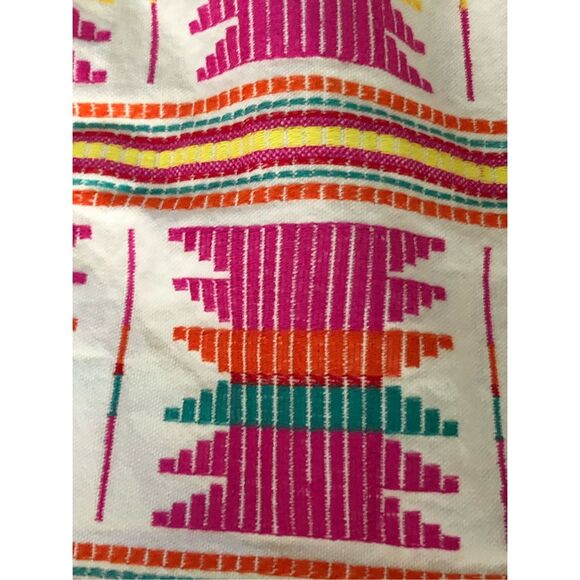 Freeway Beige Top Dress with Colorful Woven Skirt – Size M, - Picture 4 of 10